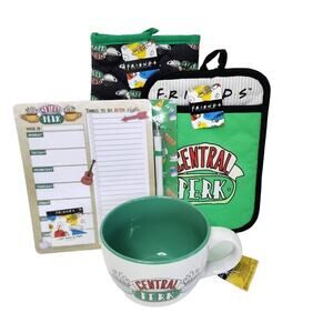 Friends Mug, Oven Mitt and Glove, To-Do Notepad